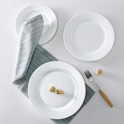 Platillos de cerámica blanca para restaurantes y hoteles