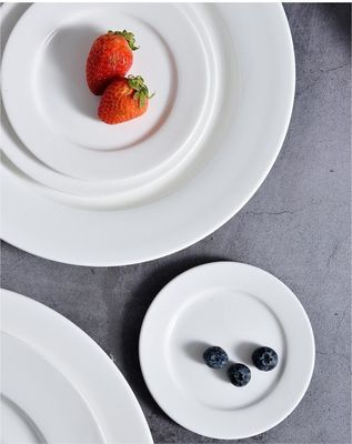 Platillos de cerámica blanca para restaurantes y hoteles