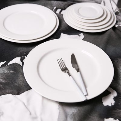 Platillos de cerámica blanca para restaurantes y hoteles