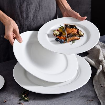 Platillos de cerámica blanca para restaurantes y hoteles