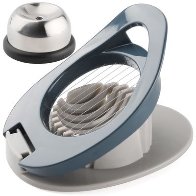 Cortador de huevos de acero inoxidable para huevos hervidos