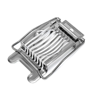 Cortador de huevos de jamón de acero inoxidable 14*9,5*2,2 cm Herramientas para huevos hervidos