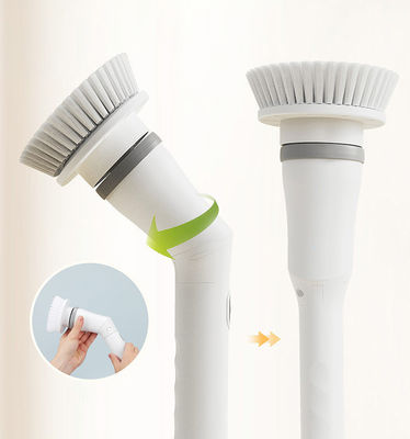 Brush de limpieza eléctrica de plástico blanco mejor vendido Scrubber de giro para limpieza profunda