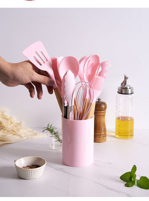 33 piezas de utensilios de cocina sin pegamento con sartenes multicolores y cuchara de espátula china