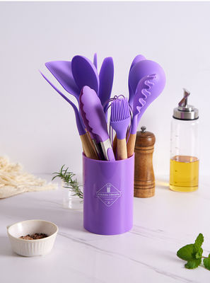 33 piezas de utensilios de cocina sin pegamento con sartenes multicolores y cuchara de espátula china