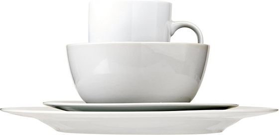 Fabricación Conjunto de placas finas de mesa redonda para comidas de porcelana de hueso blanco