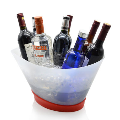 12L Recargable Light Up Painting Laser LED Bucket de hielo para champán y botella de vino