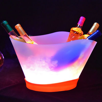 12L Recargable Light Up Painting Laser LED Bucket de hielo para champán y botella de vino