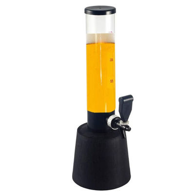 Barril de bebidas de cerveza de tubo de hielo personalizado con dispensador de grifo y torre de cerveza de enfriamiento por hielo