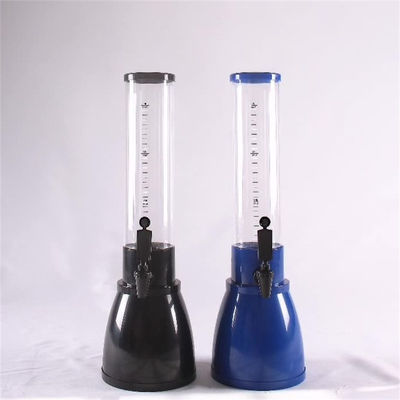 Barril de bebidas de cerveza de tubo de hielo personalizado con dispensador de grifo y torre de cerveza de enfriamiento por hielo