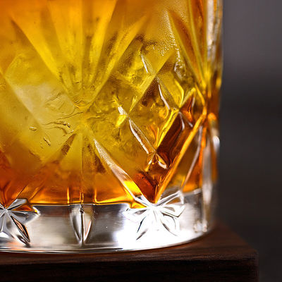 340ml de lujo de diseño de cristal de cristal de lujo de cristal de lujo de whisky de cerveza