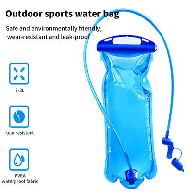 Bolsa de agua plegable para deportes de campamento Durable y sin BPA