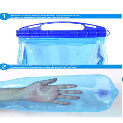Bolsa de agua plegable para deportes de campamento Durable y sin BPA