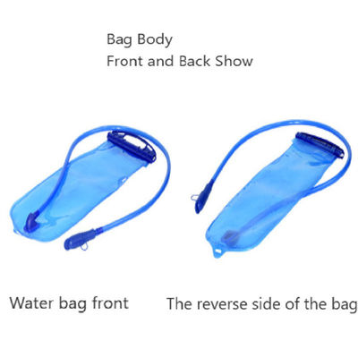 Bolsa de agua plegable para deportes de campamento Durable y sin BPA