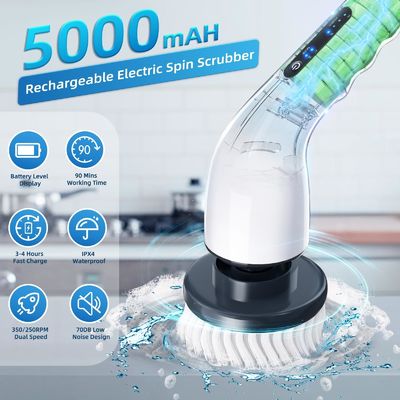 9 Cubiertas intercambiables Cubierta de baño sin cables Cubierta de limpieza para el hogar