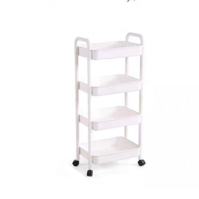 Estante de cocina organizador cuadrado giratorio 4 niveles negro Estante de almacenamiento para el hogar cesta de carrito