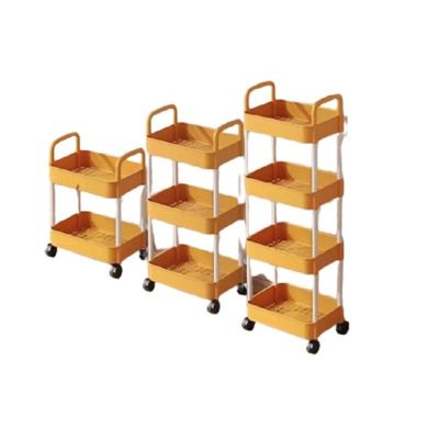 Estante de cocina organizador cuadrado giratorio 4 niveles negro Estante de almacenamiento para el hogar cesta de carrito