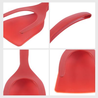 Herramientas de frutas y verduras tipo 2 en 1 espátula Tong material PPA agarre y pinza de huevo