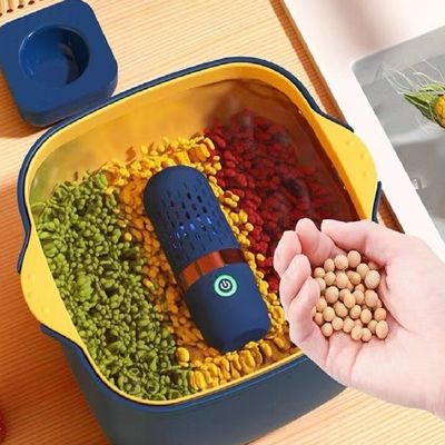 Limpiador de alimentos de forma de cápsula con batería inalámbrica para hogares pequeños Color azul oscuro