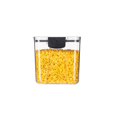Contenedores de almacenamiento de alimentos de plástico de tipo de cocina de pie transparente hermético 4pc