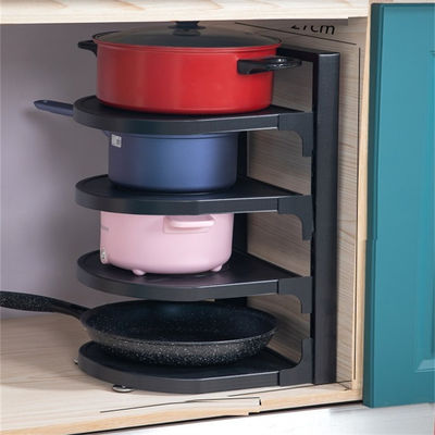 Organizador de macetas y sartenes de 3 capas para sujetar aparatos de cocina