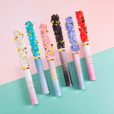 Cañón de confeti con logotipo personalizado- 100 cm de humo de confeti
