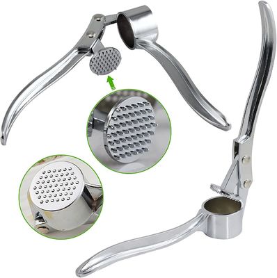Grateadora de cocina de acero inoxidable de aleación de zinc de acero inoxidable Presión manual de ajo Gadgets de cocina