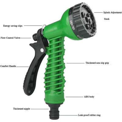 Riego hecho simple Extensible Magic Flex calefacción manguera de jardín 25-200FT con pistola de pulverización