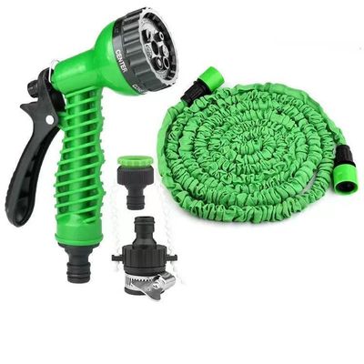 Rulos de manguera de jardín 250 pies Flexible mágico telescópico de la presión del coche lavado tubo de agua expandible