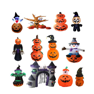 Cucana inflada de Halloween de plástico Cucanas de lápida con LEDs Perfecto para Halloween