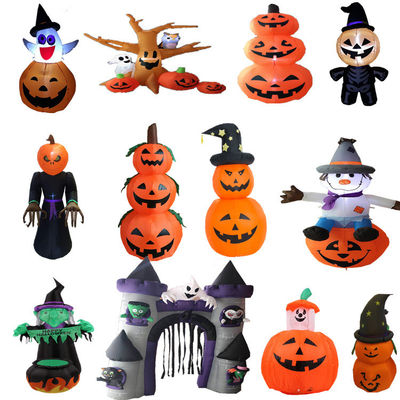 Navidad LED fiesta de vacaciones esqueleto de calabaza Requisitos juguete de vacaciones luces exteriores inflables