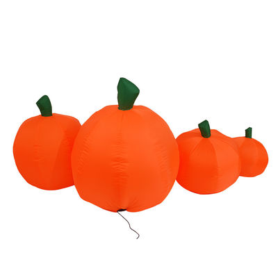 2.2m de largo exterior interior Halloween inflables Decoraciones de calabazas con luces LED