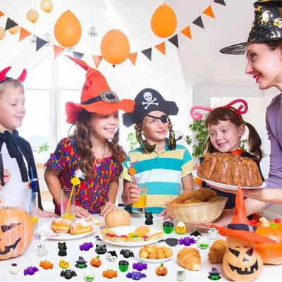 Cartoon Fidget Squishy Toy 18pcs 24pcs Caja ciega juguetes de Halloween Juguetes para niños