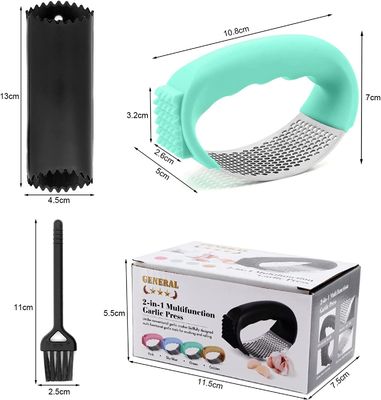 Muestras gratuitas Grinder de ajos de acero inoxidable para accesorios de cocina sostenibles