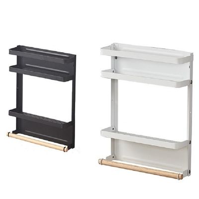 Estantes de almacenamiento Estantes de metal Estante de la nevera Estante magnético de especias Organizador para refrigerador