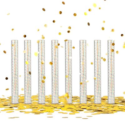Colorful Biodegradable Tissue Wedding Confetti Wands para fiestas y festivales