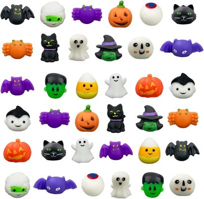 Amistad con el medio ambiente Halloween Mochi juguete dulce y satisfactorio para el juego de los niños