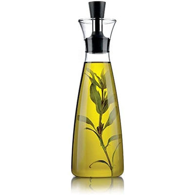 Botellas de vidrio para dispensadores de aceite y vinagre de 650 ml/400 ml sin goteo diseñadas para cocina