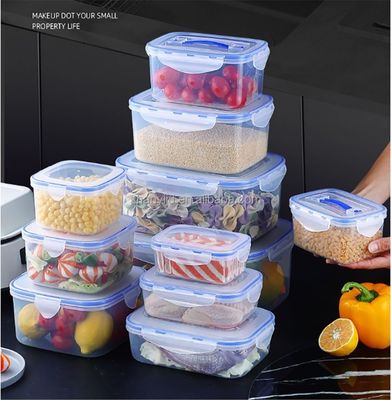 Contenedores de almacenamiento de alimentos multifuncionales de plástico hermético