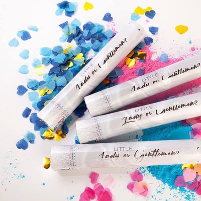 60cm Género revela confetti cañón popper humo polvo confetti palos para suministros de fiesta