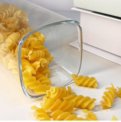 Jar de vidrio con tapa de acero inoxidable para almacenar frutas secas, bocadillos y más en la cocina