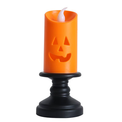 Ornamento creativo Decoración de Halloween Candelabra Calabaza lámpara de velas electrónicas LED
