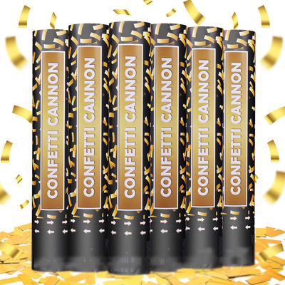 40cm Multicolor Partida biodegradable Confecho de popper Cañones para celebraciones coloridas