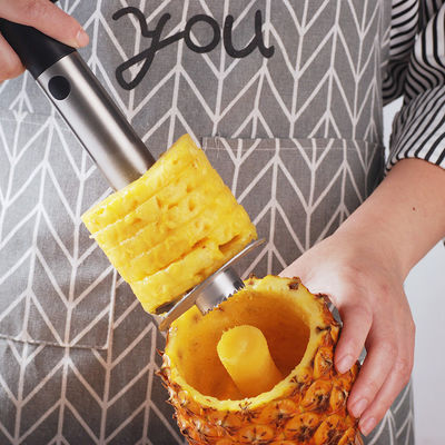 Cortador de frutas manual de acero inoxidable de 24*11 cm con hoja afilada y mango desmontable
