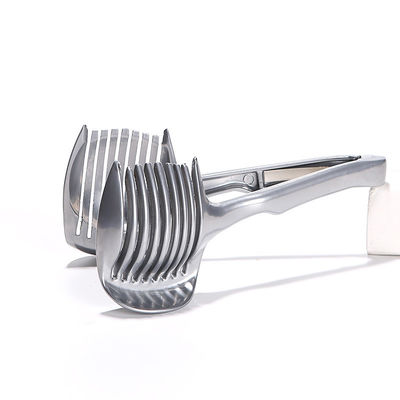 Máquina de cortar frutas 304 de acero inoxidable utensilios de cocina portátiles cortador de tomate cortador de limón