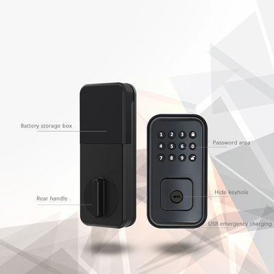 Asegure su puerta con bloqueo inteligente digital con batería y TTlock Tuya WiFi App