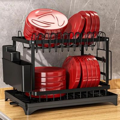 85*32*15cm Estante organizador para el secado de platos sostenible e higiénico