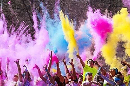 Colorido Holi Polvo de fiesta Popper Confetti Cañón de maíz en polvo 13 * 18cm biodegradable