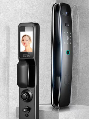 Asegure su puerta con Tuya APP controlado cerradura de borde eléctrico a prueba de agua y huella digital