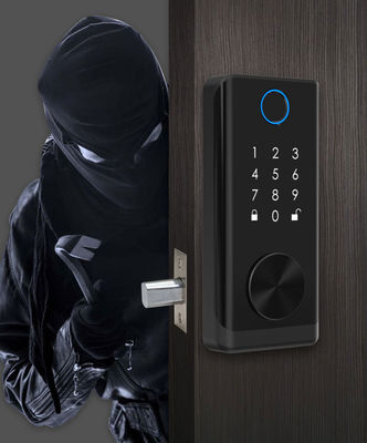 Entrada segura de la puerta exterior impermeable al tacto teclado de control de acceso lector de tarjetas con aplicación